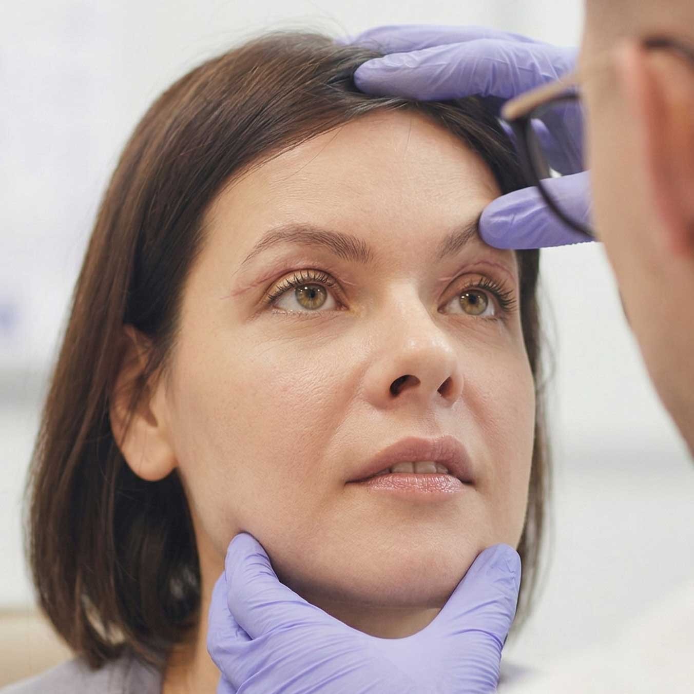 Recuperación de una blefaroplastia