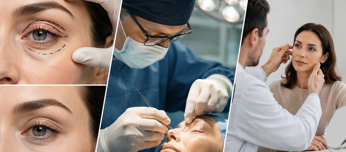 Qué puede cambiar la duración de una blefaroplastia